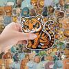 100 Pieces of Cute Animal Stickers Mobile Phone Water Cup Waterproof Decorative Stickers Children's Hand Account Stickers