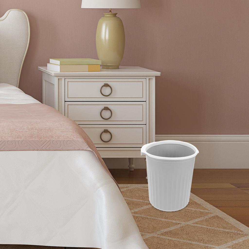 Large Capacity Simple Trash Can Style Pressure Ring Keeps Air Fresh for Home Office Kitchen Bedroom Bathroom Stylish Waste