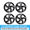 For Tesla Model Y Juniper 2025 HubCap 19 Inch Wheel Caps Auto Performance Replacement Hub Cap Full Rim Cover Accessories 4PCS