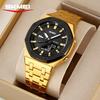 Watch Student Electronic Watch Men's Watch Multifunctional Date Alarm Clock Sports Waterproof Luminous Quartz Watch