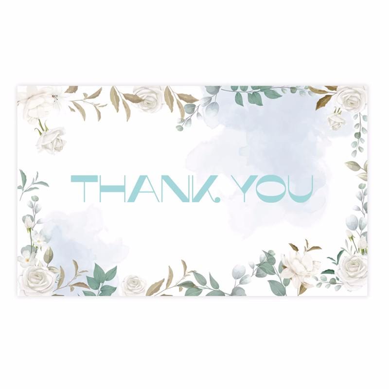Pink Thank You Gift Card Tags for Packaging Decoration