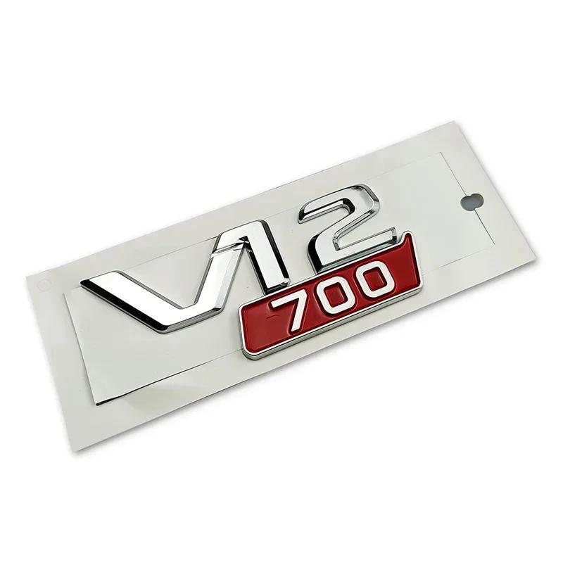 ABS Car Rear Trunk Badge Sticker Body Side Emblem for Mercedes Benz V12 700 800 850 900 W213 W210 W207 W205 CLK CLA GLC GLS ML