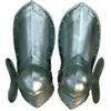 Beinschutz Rüstungsset Medieval Knight Crusader Spartan 18GA Steel Replica