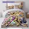 JoJo's Bizarre Adventure Bettbezug Bettwäsche-Set Weiche Deckenhülle Schlafzimmer Heimdekoration -QJY