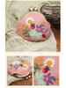 Lu Embroidery Floral Coin Purse DIY Kit: 3D Beginner's Handmade European Design