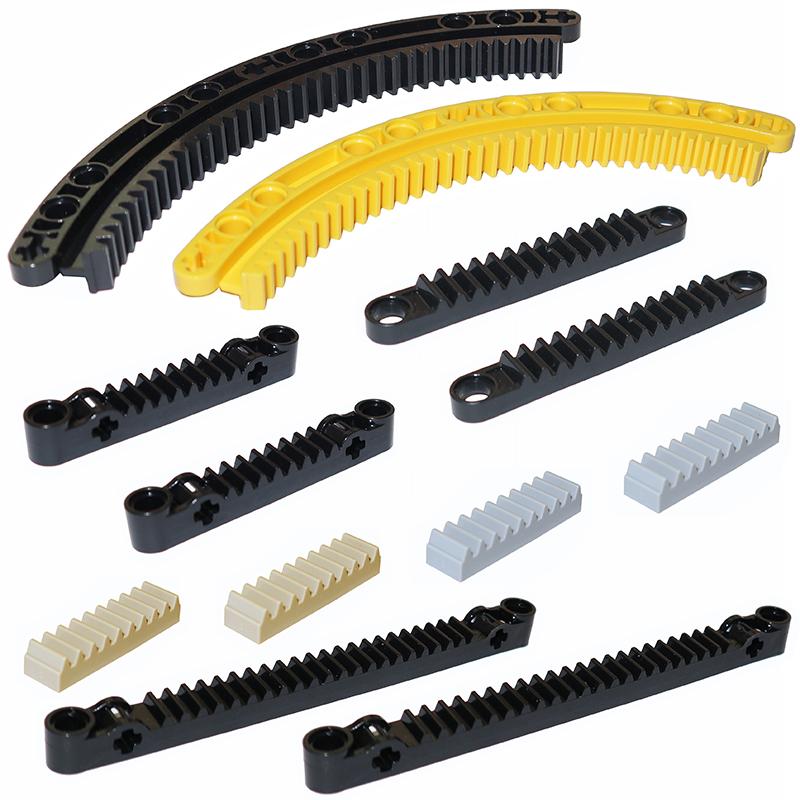 MOC Bricks Technical Accessories Bulk Multiple Sizes Gear Cross Axles Set Compatible All Brands Building Blocks Educational Toys