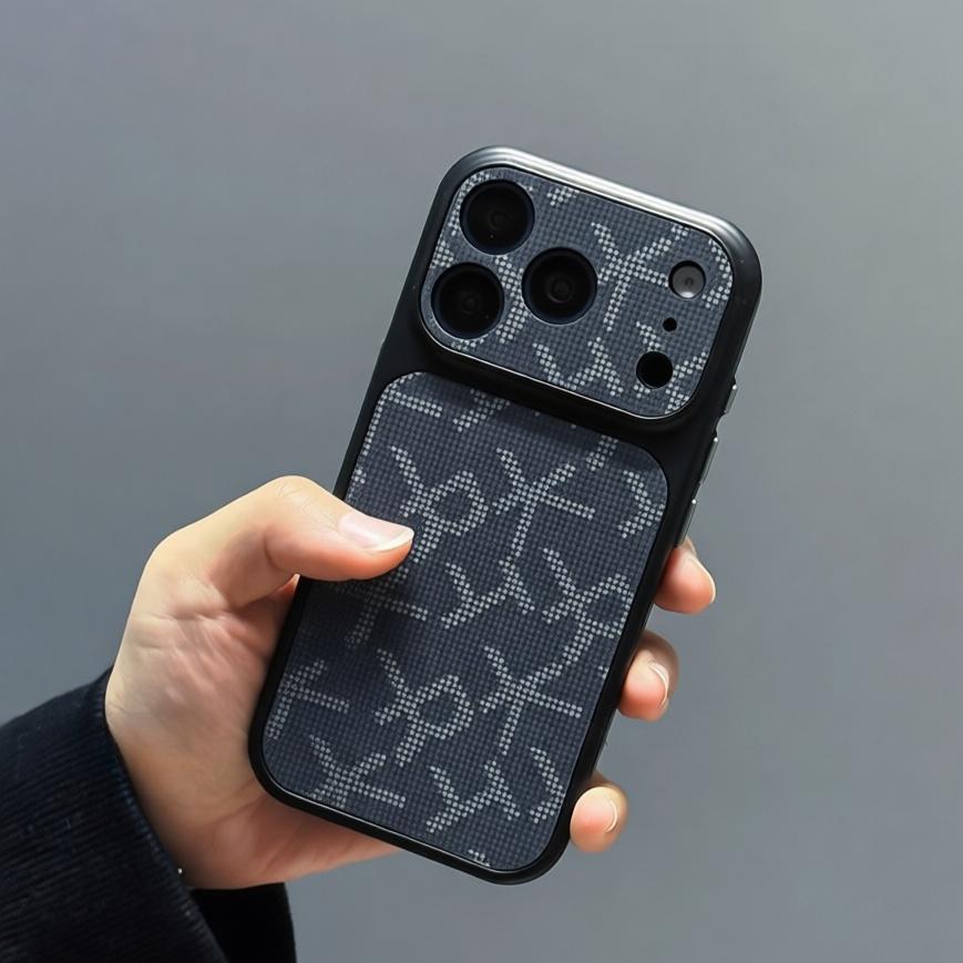 Luxury Leather for Magsafe Phone Case for iPhone 13 14 15 16 17 Pro Max 12ProMax Magnetic Letter Pattern Cover for iPhone Air