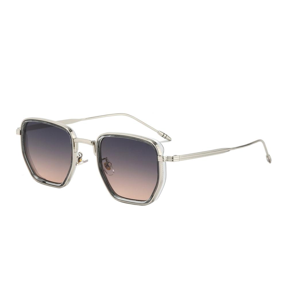 Latest Advanced Large Framed Square Sun Glasses Trendy Alloy UV400 Protection For All Genders Glasses Beach Travel Ultraviolet-proof