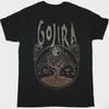 Unisex Short Sleeve Crew Neck Cotton T Shirt Gojira Tree Of Life