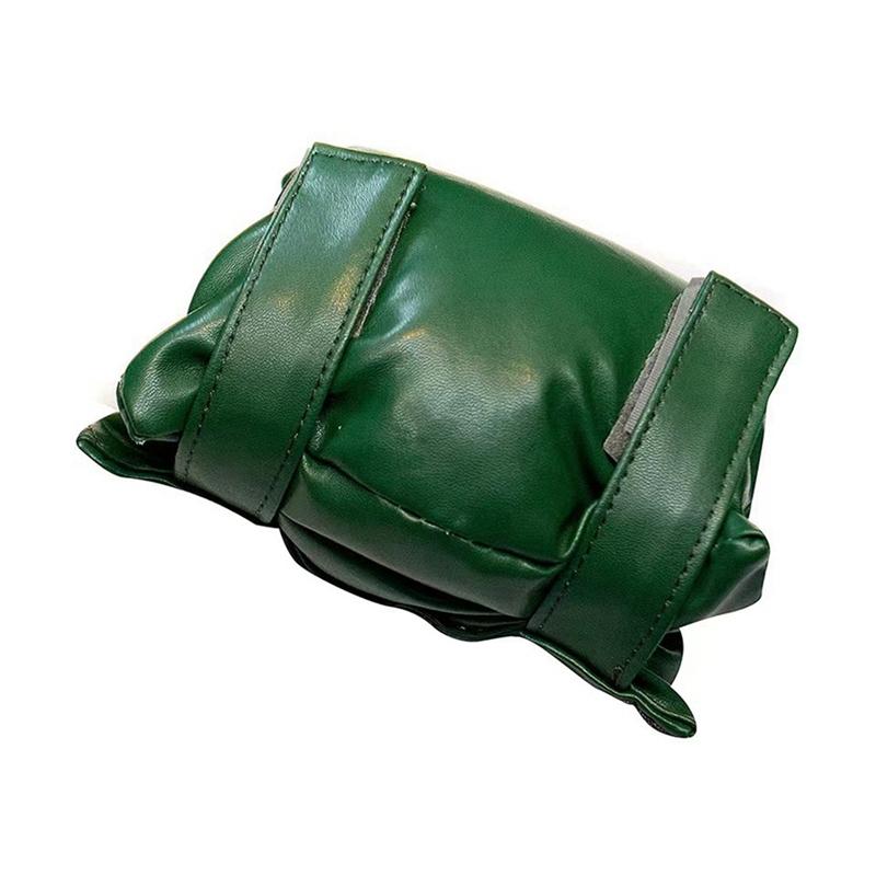 

Insulated Outside Tap Cover Winter Frost Protector Outdoor Weather Jacket Faucet Cover Leather зелёный