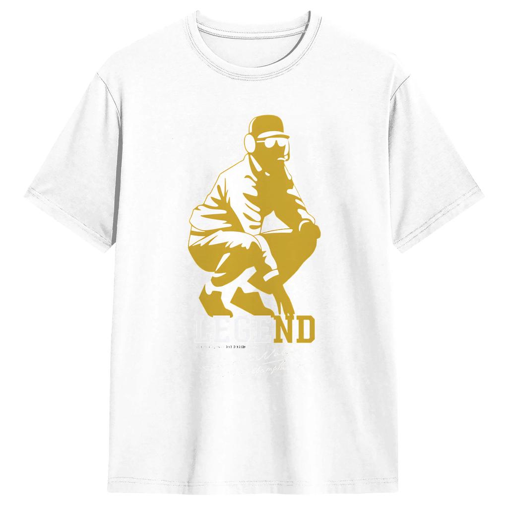 Lou Holtz LEGEND T Shirt Summer Pure Cotton T Shirts For Unisex Casual Tshirt ShortSleeved Vintage Tops
