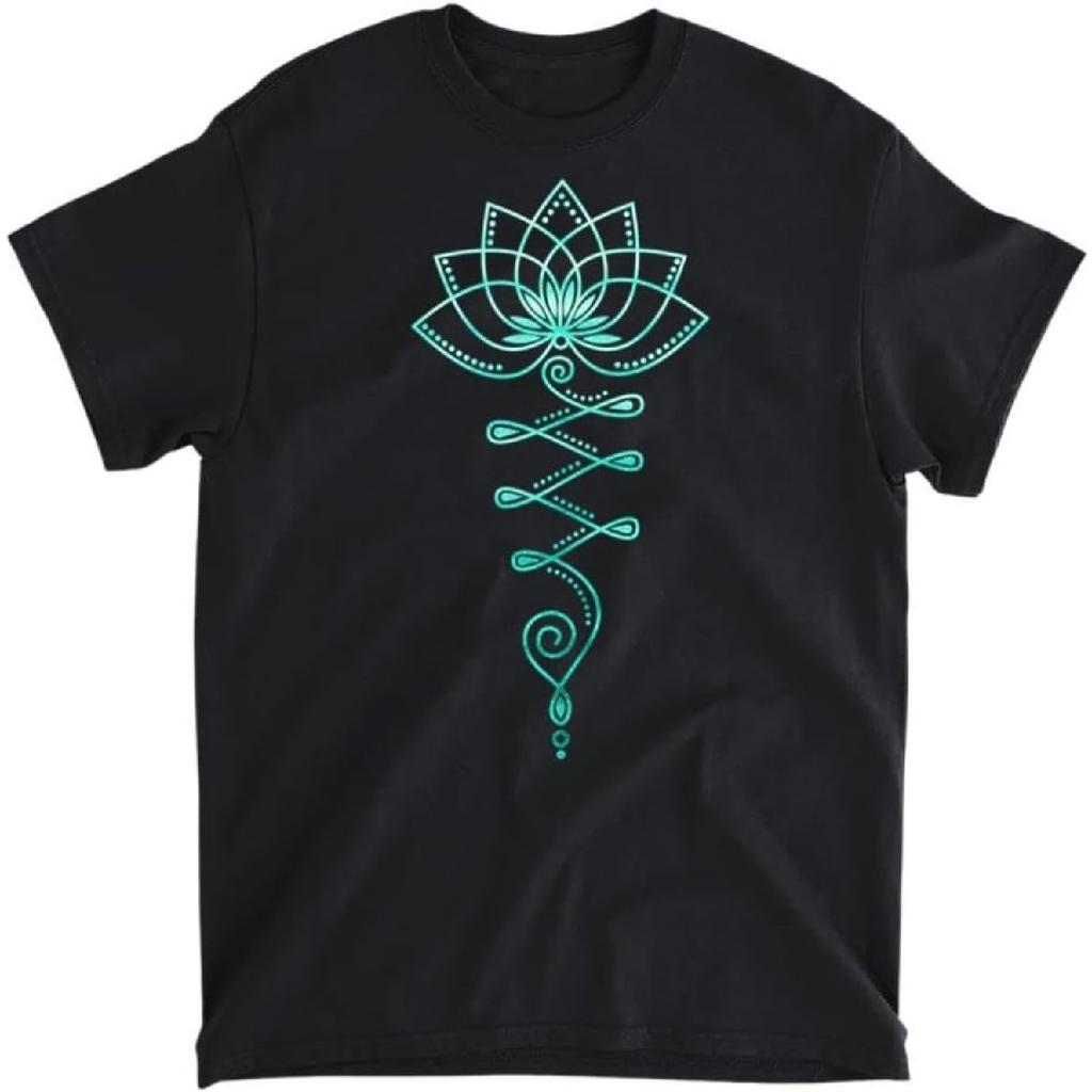 Lotus flower, Unalome, yoga, meditation, zen, Buddhism Tank Top T-Shirt, Long Sleeve Shirt, Sweatshirt, Hoodie Unisex Adult Size Made in Canada