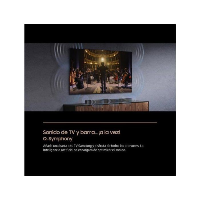 Barra de sonido Samsung HW-B650F/ZF Bluetooth 370W Q-Symphony Subwoofer Voice Enhance