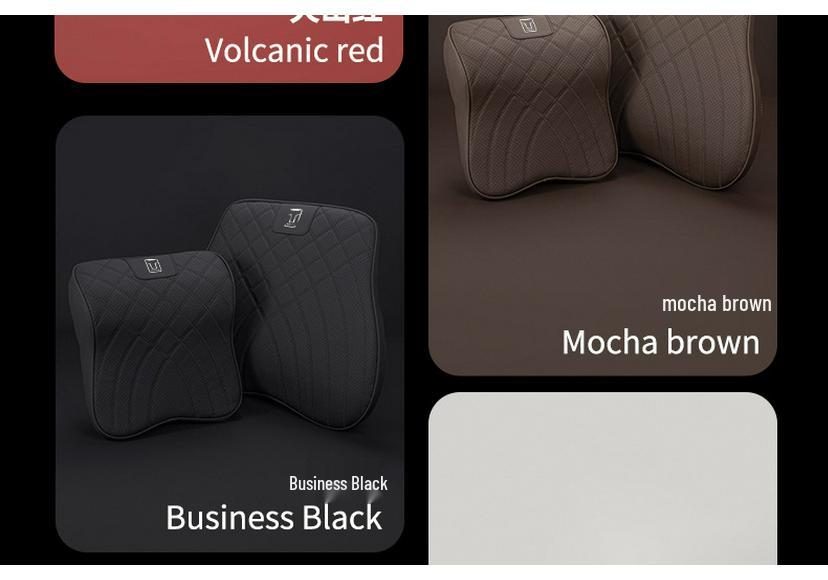 Tank & Wey Car Headrest Neck Pillows & Lumbar Cushions for Interior Decoration