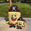 SpongeBob SquarePants Patrick Star Mermaid Man Plush Keychain Stuffed Doll Bag Pendant Cartoon Anime Gift For Friends