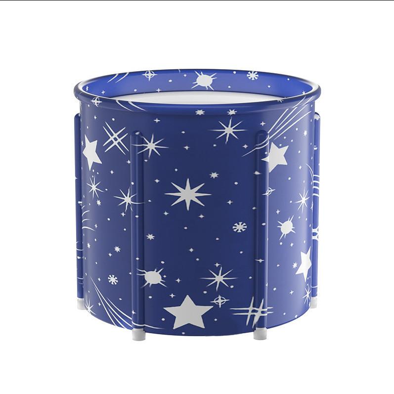 Faltbare tragbare Badewanne für Erwachsene für den Haushalt, Hydrotherapie-Badeeimer, verdickte warme Badewanne, Neu, 120 x 58 x 50 cm