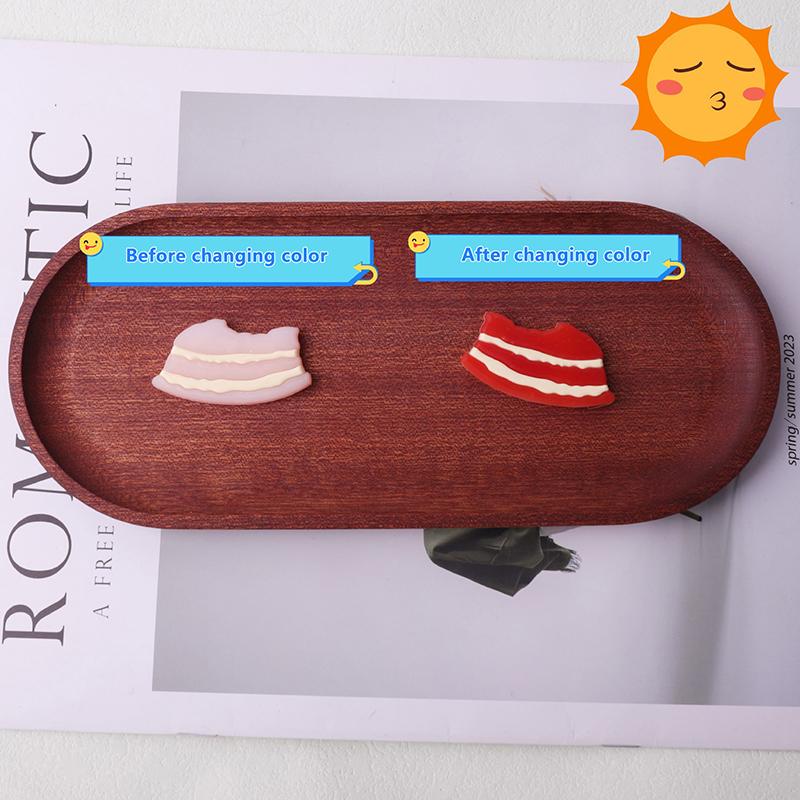 5Pcs Funny Color-Changing Baked Crab Car Pendant Car Decoration Accessories Creative Swing Goose Lobster Keychain Bag Pendant