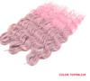Rebecca Factory Anna Soft Single Weft High Temperature Resistant Premium Fiber 24-inch Dyed Curl Crochet Hair Extension
