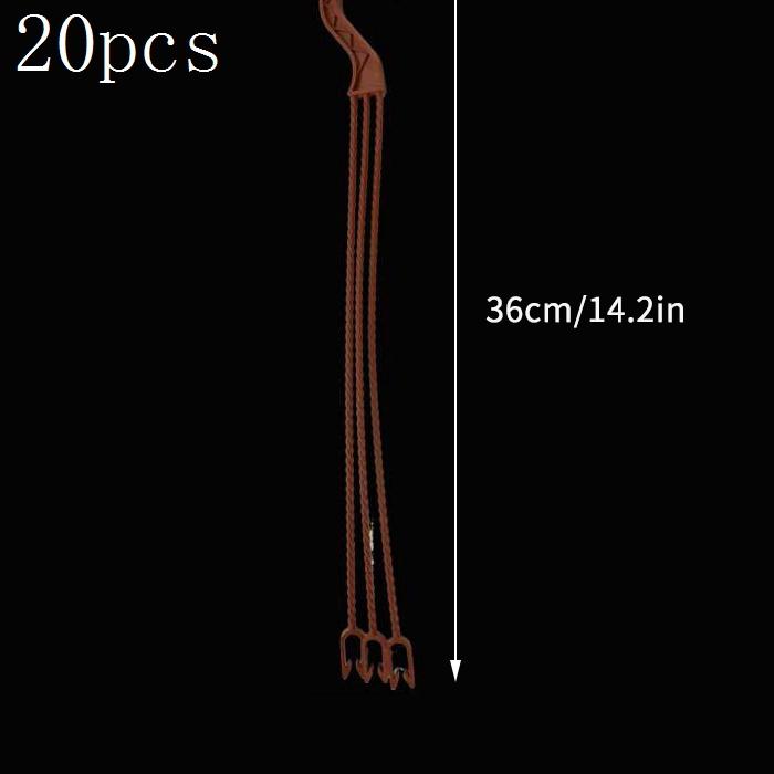 10/20Pcs Plastic Hanging Basket Hooks Hanging Planter Holder Flower Pot Hangers For Planters Bird Feeders Small Flower Pots Set