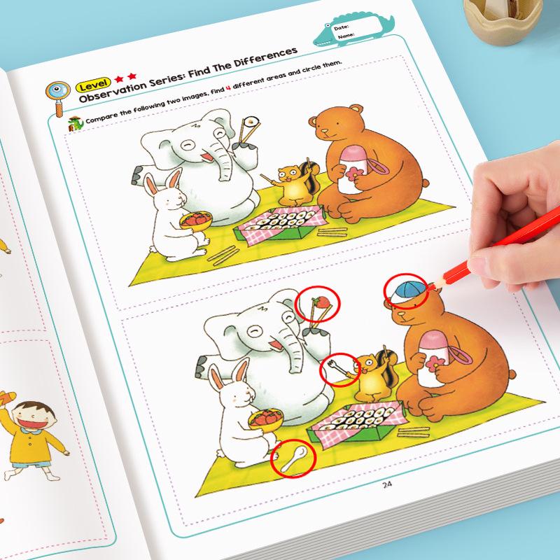 1 Set Find Something Games Visual Discovery Challenge Finding Differences Fun Book Pictures And Illustrations