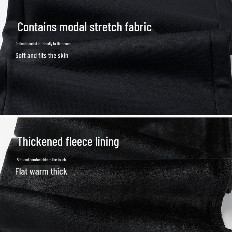 

HLA Men s Fleece-Lined Slim Straight Casual Winter Pants 6XL (Waist 38)