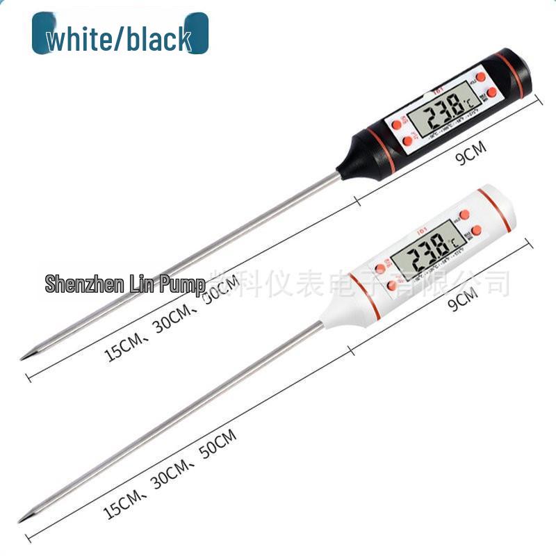 101 Home Digitales Küchenthermometer mit Edelstahlsonde zum Backen und Grillen