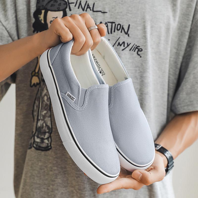 Fashion Canvas Shoes Women Couple Slip On Flat Comfortable Casual Shoes Fashion Platform Ladies Vulcanized Shoes Zapatillas Mujer