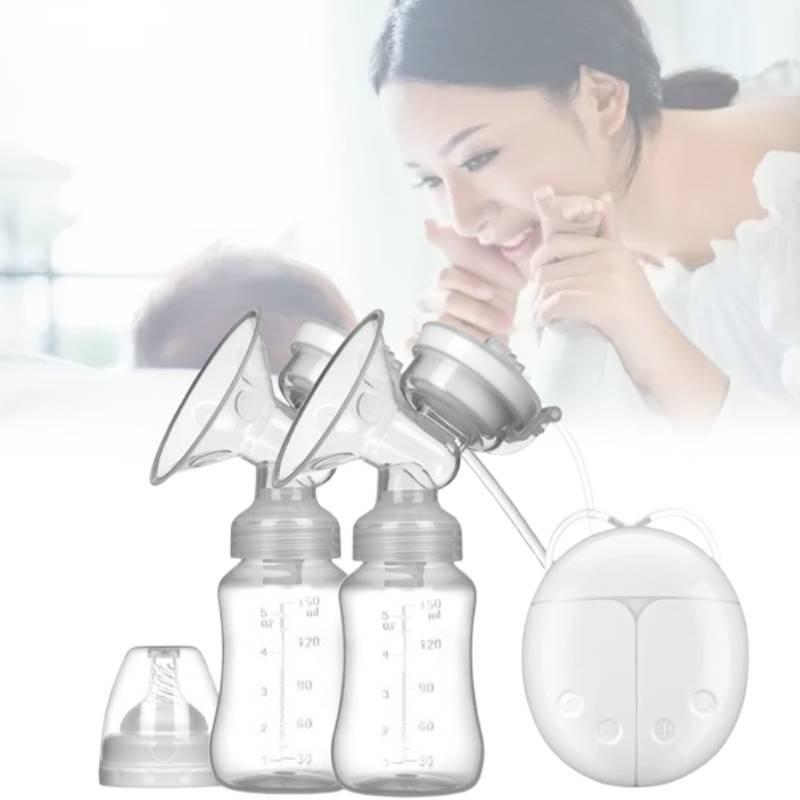 Usb Double Automatic Electric Breast Nipple Suction Pump Mom Milk Extractor Tool