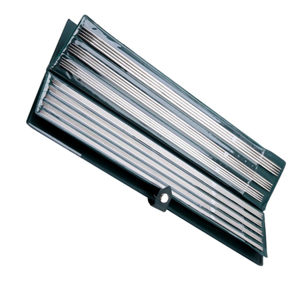 44 Stück 25cm 36cm Mehrgrößen Gerade Stricknadel Handarbeit Pullover Stricknadel Set(36 cm)