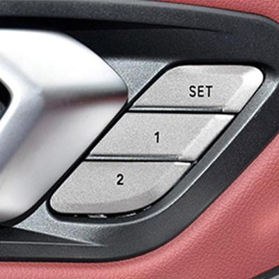 Auto-Styling Für BMW 3er G20 G28 - Aluminiumlegierung Tür Sitz Memory-Knöpfe Dekorationsaufkleber Autozubehör