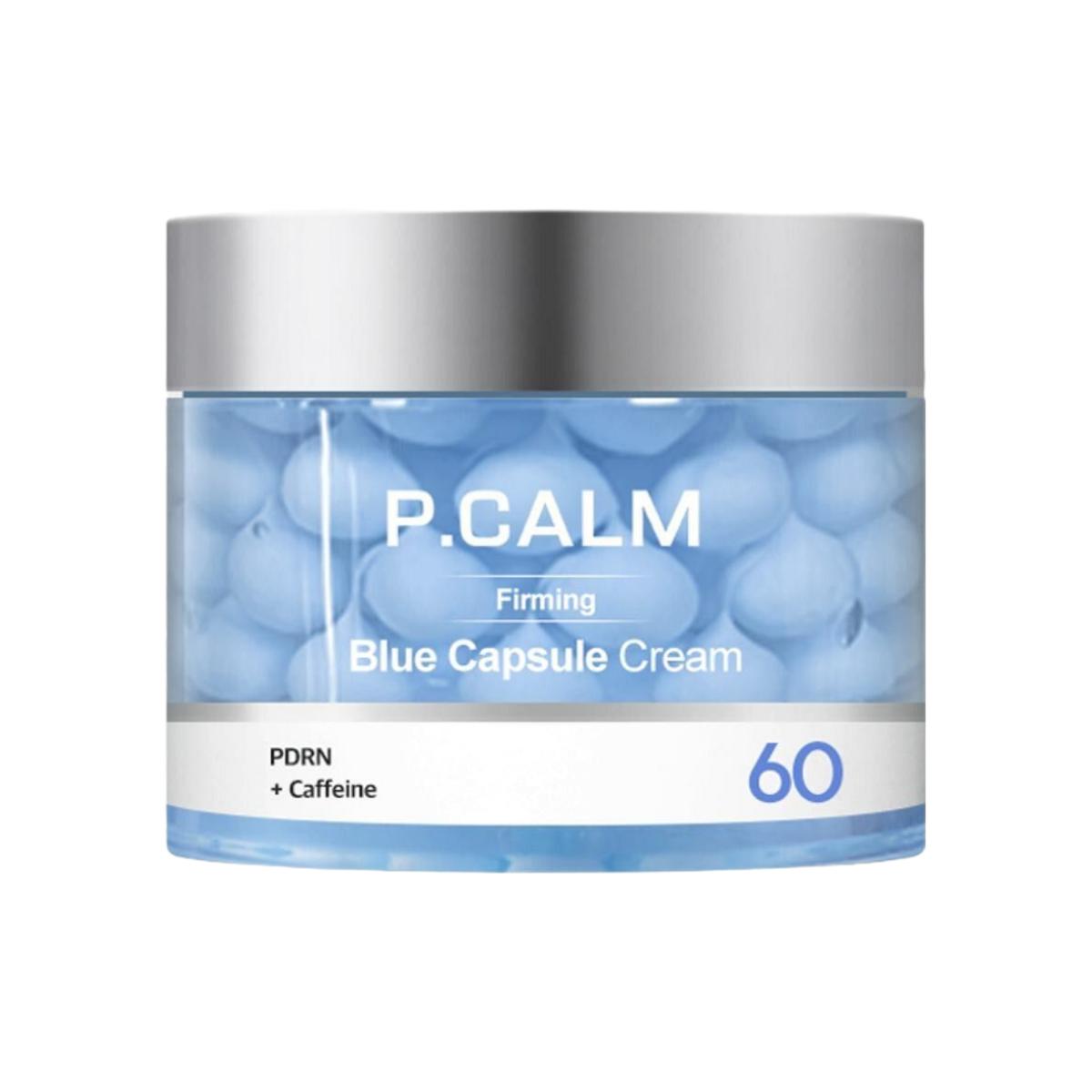 

P.CALM PDRN Caffeine Blue Capsule 60 Cream 50ml, Revitalizing & Firming Moisturizer for Radiant Skin