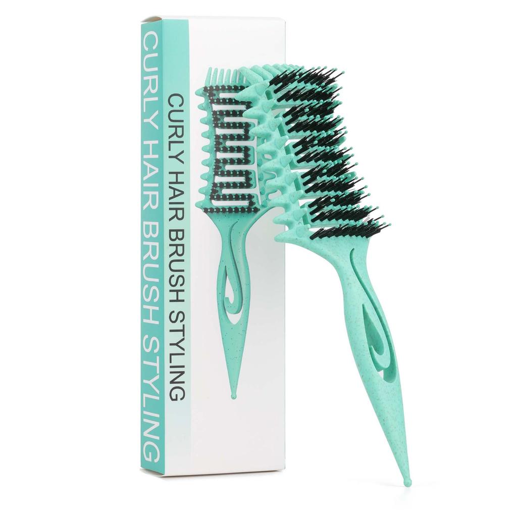 Temu Hot-Selling Wheat Straw Curling and Styling Comb