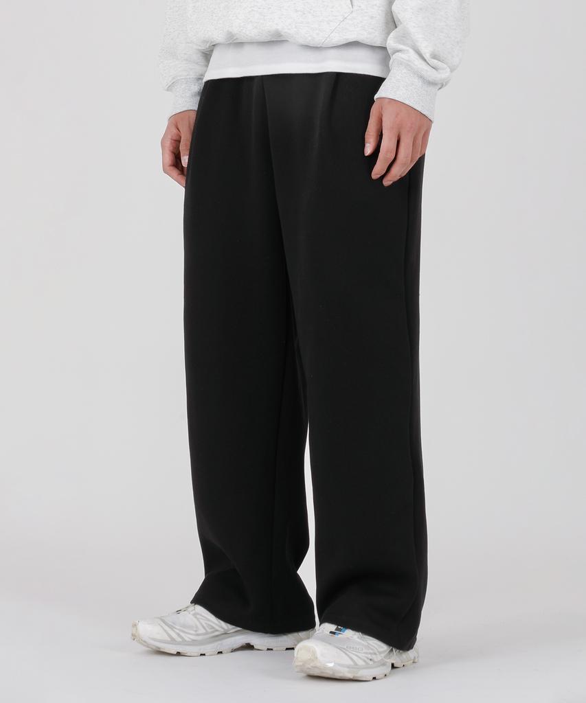 Opeumeideu [Fleece Lined] Wide Pintuck Balloon Sweatpants Training Pants