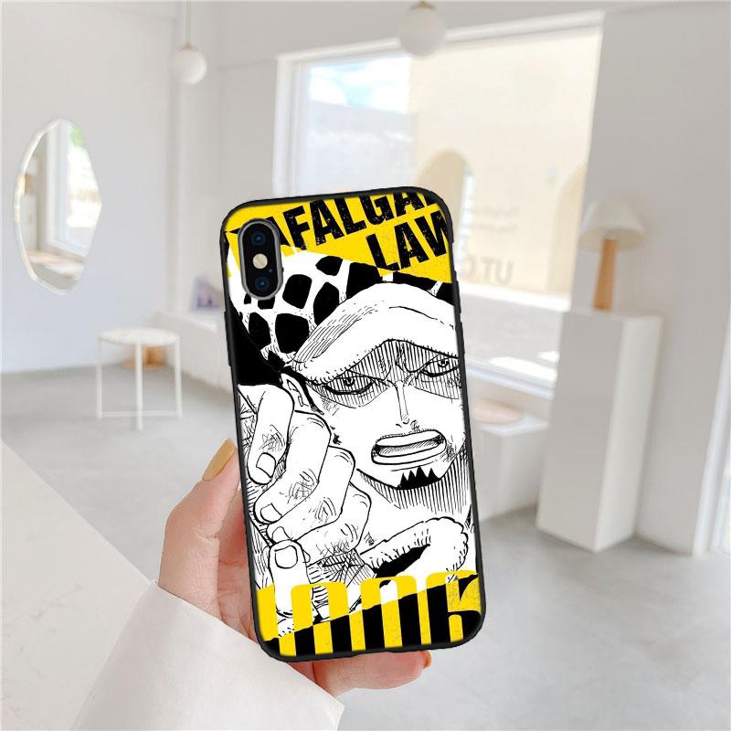 FM38 One Piece Law Soft Shell Phone Case for Redmi Note 10 11 12 Pro Max 10S 10C 10T 11A 11S 12S 12C