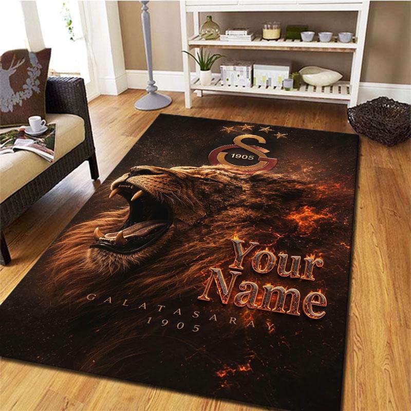 Galatasaray S Custom Name Carpet Rug for Living Room Bedroom Home Sofa Decoration,Kids play Non-slip Floor Mat