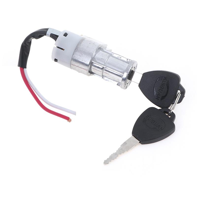 Universal Battery Chager Mini Lock With 2 Keys For Motorcycle Electric Bike