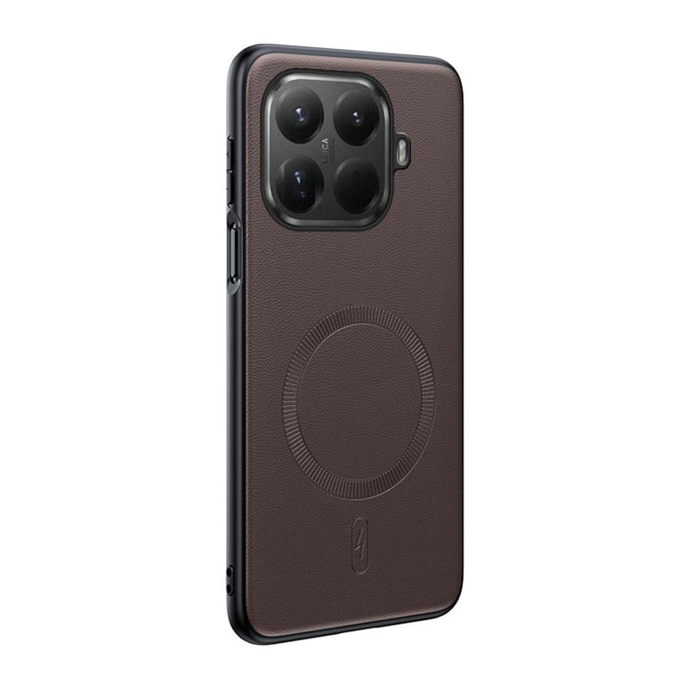 

Для Xiaomi 15T Pro Магнітний чохол Магнітний чохол Шкіряне покриття TPU + PC Чохол для телефону