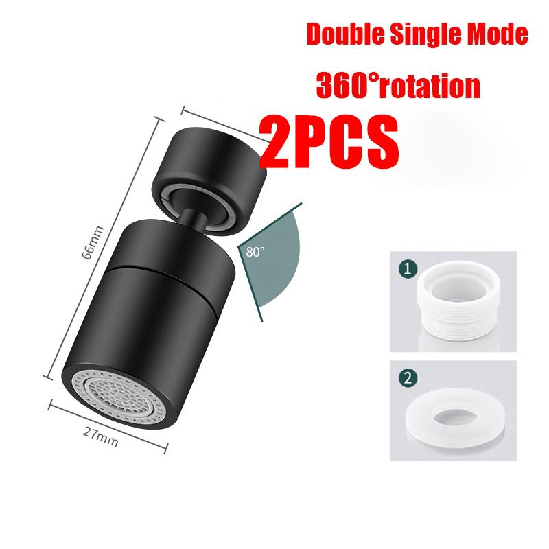 Universal Kitchen Faucet Anti-splash Aerator Bathroom Tap Rotatable Faucet 2 Mode Tap Nozzle Bubbler Kitchen Sink Faucet
