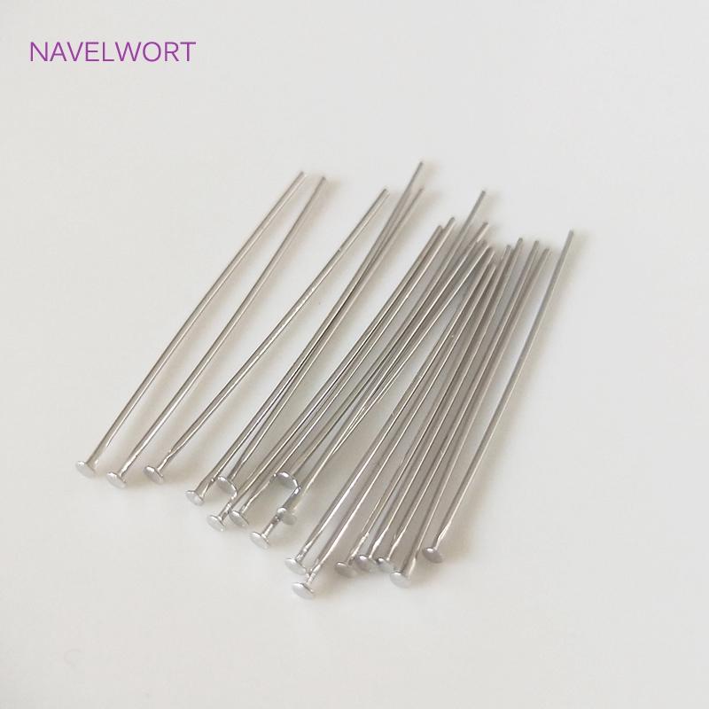 Multi Sizes Rhodium Plated Eye Pins/Ball Head /Flat Head Pins Wholesale,High Quality DIY Jewelry Making Findings Accessories