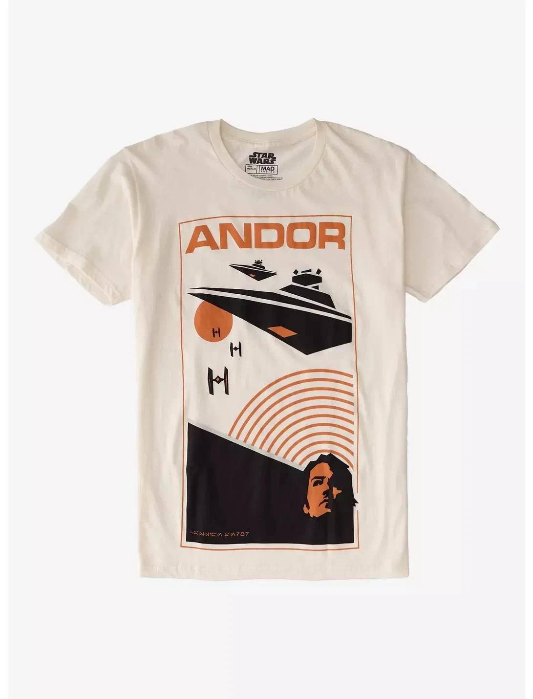 

Star Wars Mens Andor Star Destroyer Ivory T-Shirt News S, XL, 2XL, 3XL L
