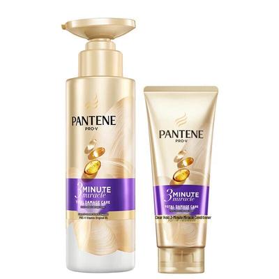 Pantene 3-Minute Miracle Nourishing Shampoo & Conditioner Set