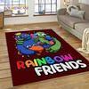 27 Style 3D R-Rainbows Friends Cartoon Carpet Rug for Home Living Room Bedroom Sofa Doormat Decor,kids play Non-slip Floor Mat