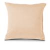 Jersey Pillowcase for Small Pillow 40x40 with Zipper Light Beige