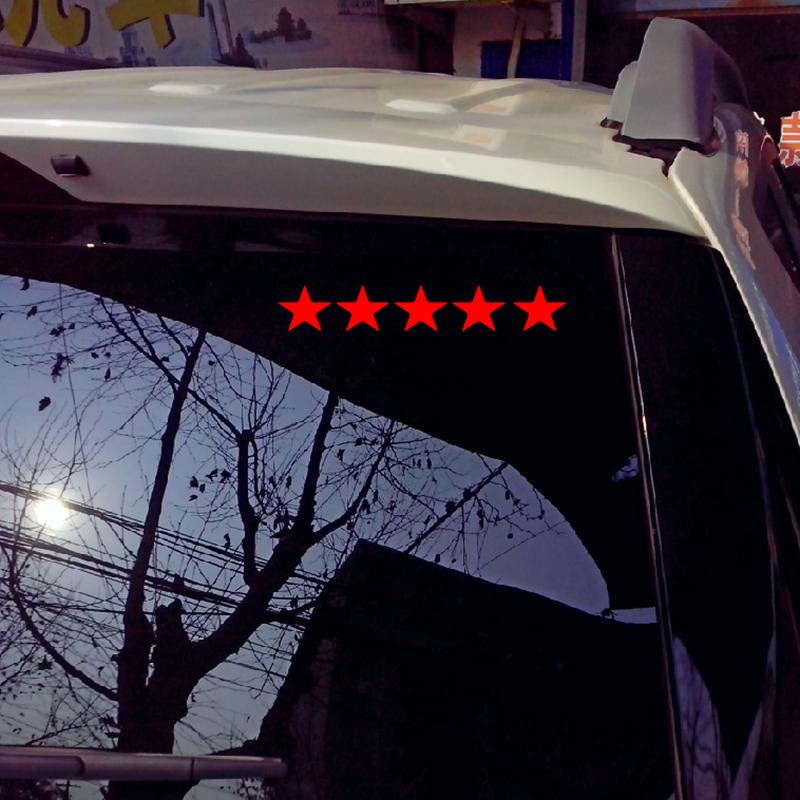Reflective Car Sticker 100% Five Star Decorate Decals Vinyl Cover Scratches Waterproof Motorcycl Drop Shipping 20cmx3cm
