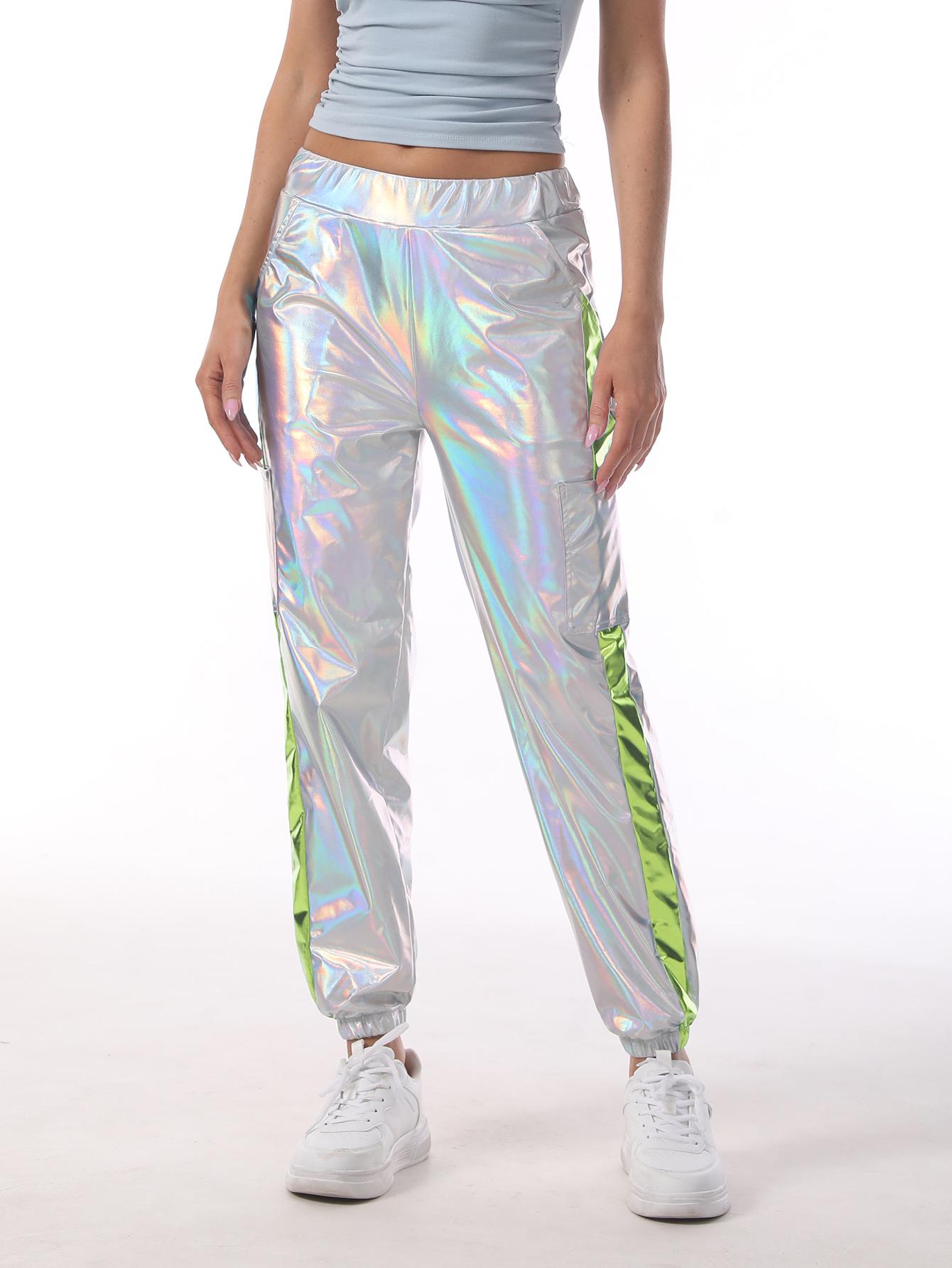 

Iridescent Casual Loose Fit Women s Hip Hop & Party Pants Medium