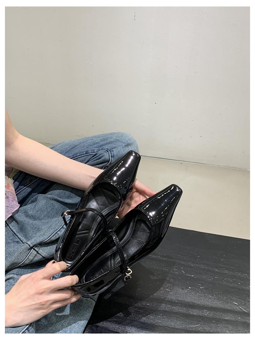 

Leopard Print Flats Shoes Ballet 2025 Spring Shallow Ballerina Soft Loafers Comfort Moccasin Buckle Strap Mary Janes Brand Mujer 35