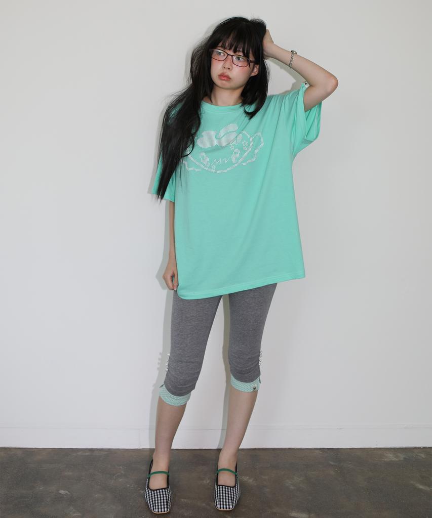 NOFFICIALNOFFICE Lucky Berry Oversized Tee Mint