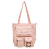 Soft Girl Painbag, Fresh and Cute Schoolbag, School-style Tutorial Bag, Multi-layered Design Sense, Female Student Tutorial Backpack
