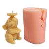 Rabbit Mold for Candle Soap Gypsum Ornament Home Decor X3UC