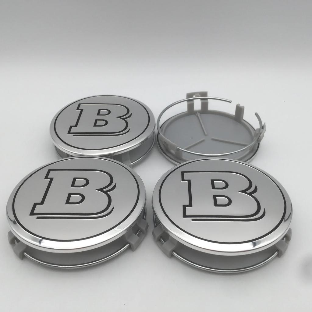 För Mercedes Benz 4 st 3D 75 mm För Mercedes Benz AMG Bil emblem Fälgnav Mittkåpa Märke skydd klistermärke Dekaler Styling accesso